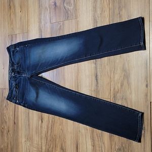 American Eagle Outfitters Women's Skinny Jeans - Dark Blue Wash